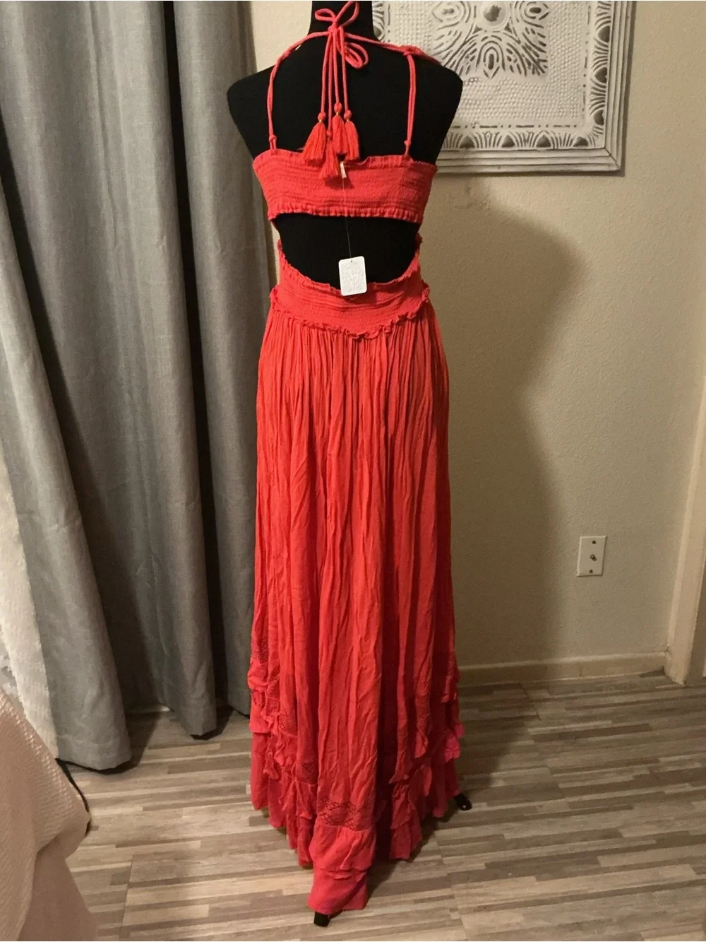 Free People Santa Maria Maxi Dress Pink Rose